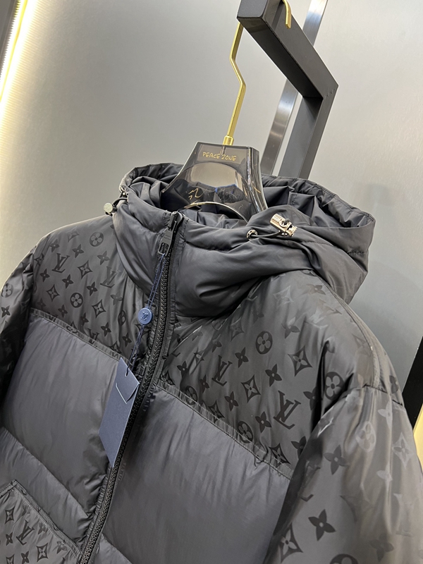 ハイクオリティダウンジャケット細部ディテール